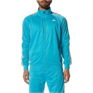 NWT Kappa 222 Banda Dullo 2 Jacket Blue Peacock Beige White brown size large